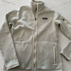 Patagonia Cream Better sweaterFull-Zip Fleece Jacket size m